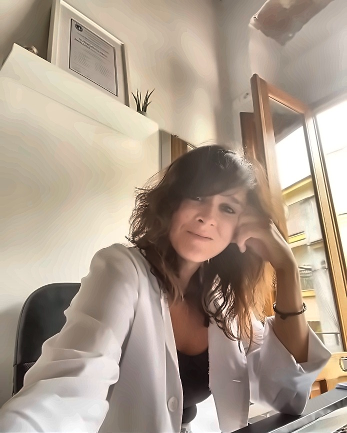 Isa Verdú, Dietista, en su consulta de Jerez de la Frontera